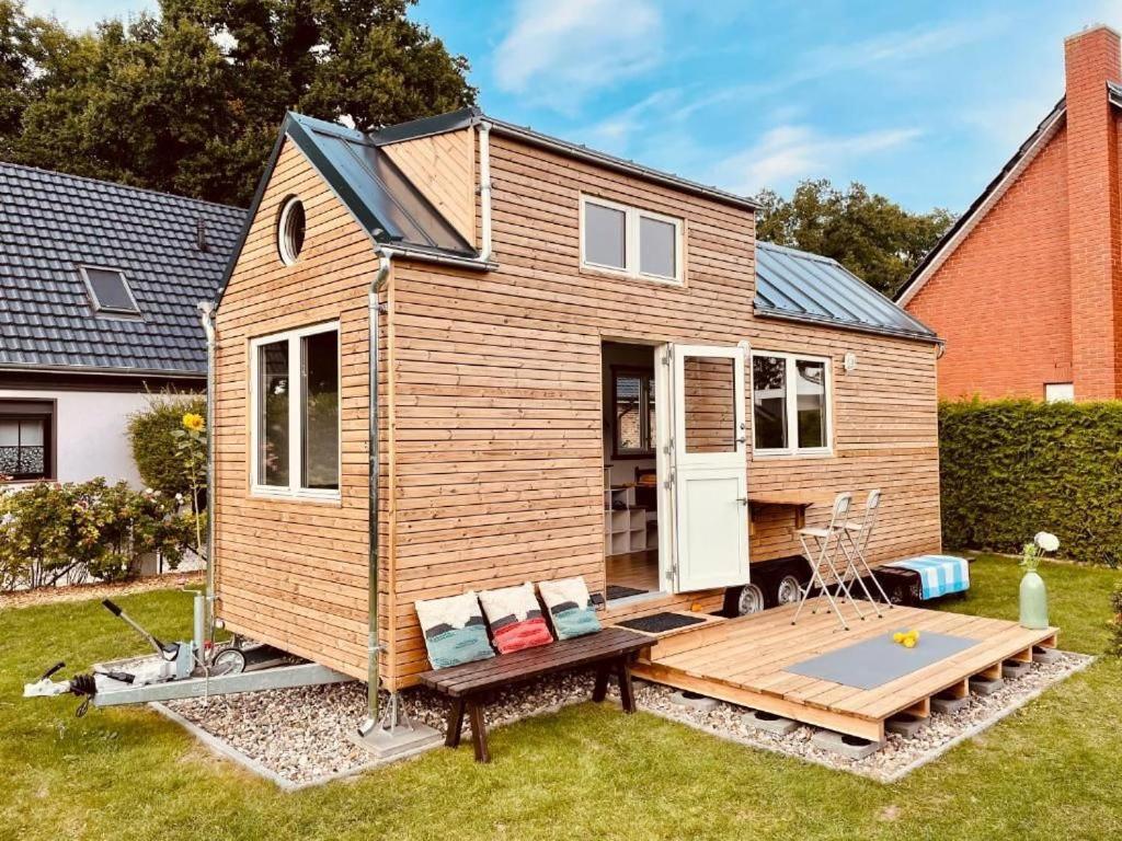 Tiny House Fleesensee Mit Eigenem Garten Und Nur Wenige Meter Vom Seeufer Göhren-Lebbin Екстериор снимка